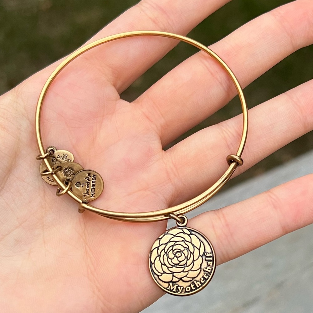 Alex and Ani Because I Love You My Other Half Bangle Gold bangle Bracelet